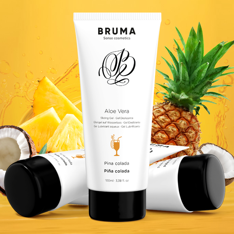 BRUMA - ALOE VERA LUBRICATING GEL PINA COLADA FLAVOR 100 ML