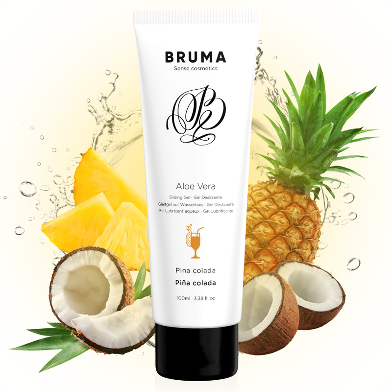 BRUMA - ALOE VERA LUBRICATING GEL PINA COLADA FLAVOR 100 ML
