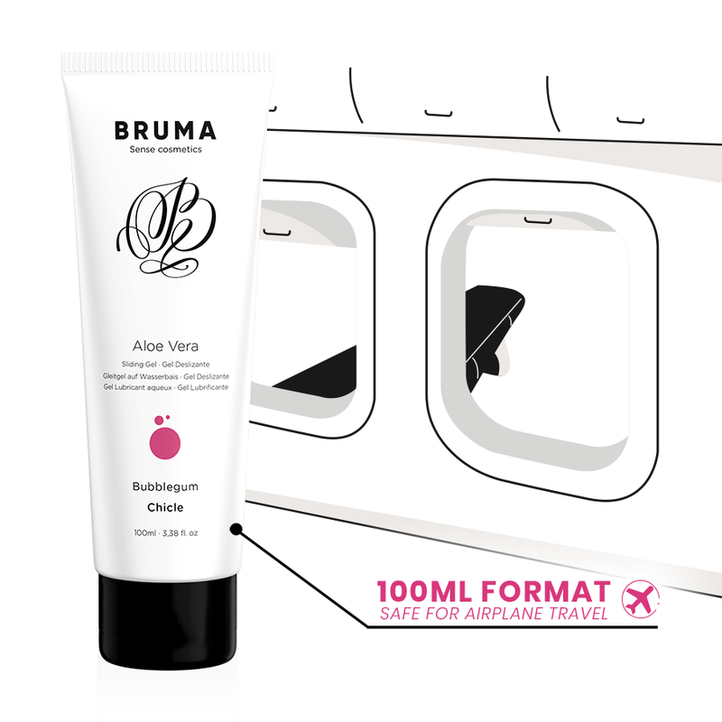 BRUMA - GEL LUBRIFICANTE ALL'ALOE VERA GUSTO GOMMA DA MASTICARE 100 ML