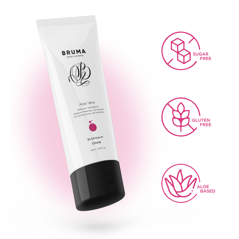 BRUMA - GEL LUBRIFICANTE ALL'ALOE VERA GUSTO GOMMA DA MASTICARE 100 ML