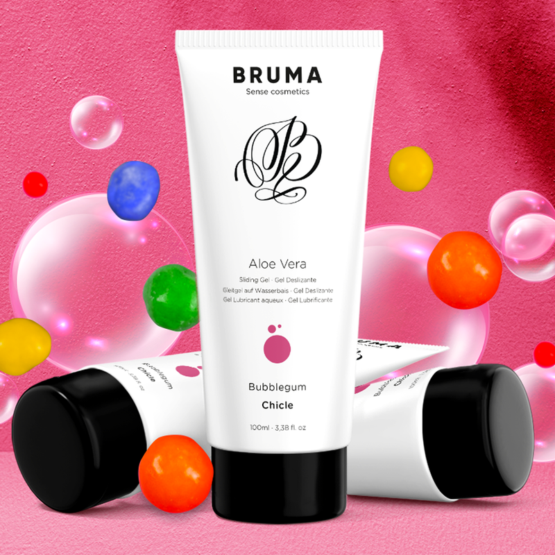 BRUMA - GEL LUBRIFICANTE ALL'ALOE VERA GUSTO GOMMA DA MASTICARE 100 ML