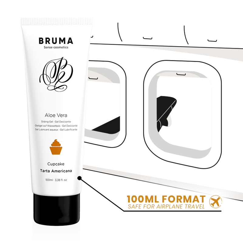BRUMA - GEL LUBRIFICANTE ALL'ALOE VERA GUSTO CUPCAKE 100 ML