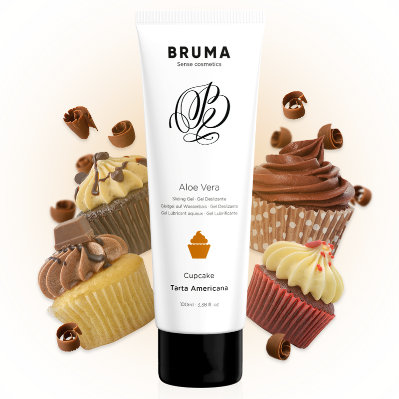 BRUMA - GEL LUBRIFICANTE ALL'ALOE VERA GUSTO CUPCAKE 100 ML