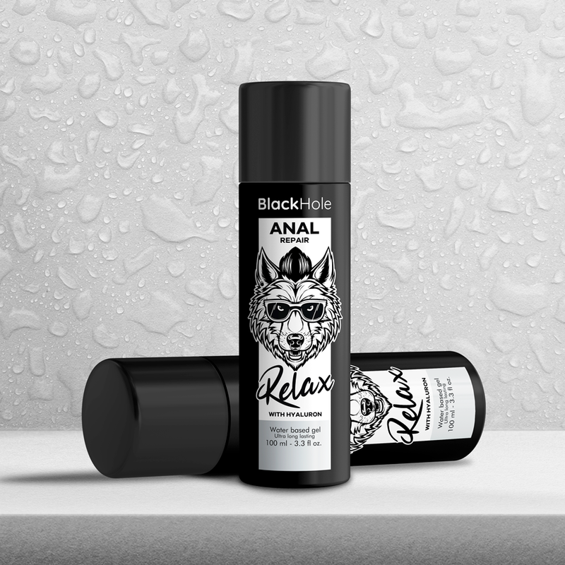 BLACK HOLE - RIPARAZIONE ANALE RELAX A BASE D'ACQUA CON IALURONE 100 ML