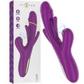INTENSE - ATENEO VIBRATORE MULTIFUNZIONE RICARICABILE A 7 VIBRAZIONI CON LINGUA OSCILLANTE E ASPIRAZIONE VIOLA
