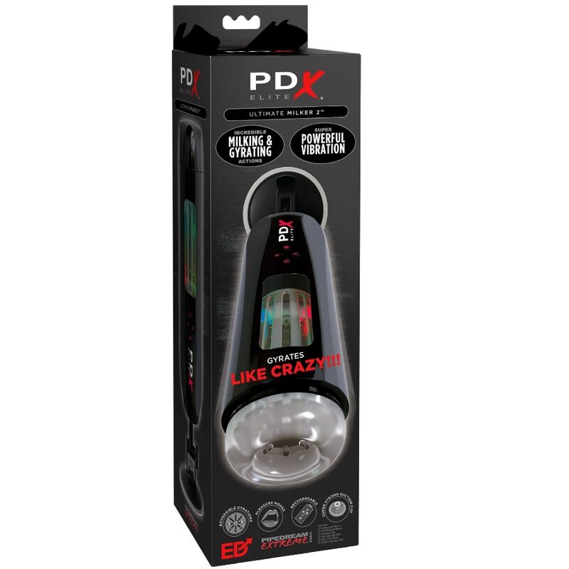 PDX ELITE - STROKER ULTIMATE MILKER 2 ROTANTE E VIBRANTE
