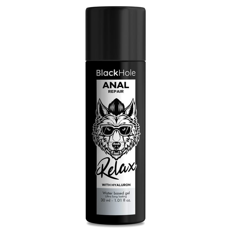 BLACK HOLE - RIPARAZIONE ANALE RELAX A BASE D'ACQUA CON IALURON 30 ML