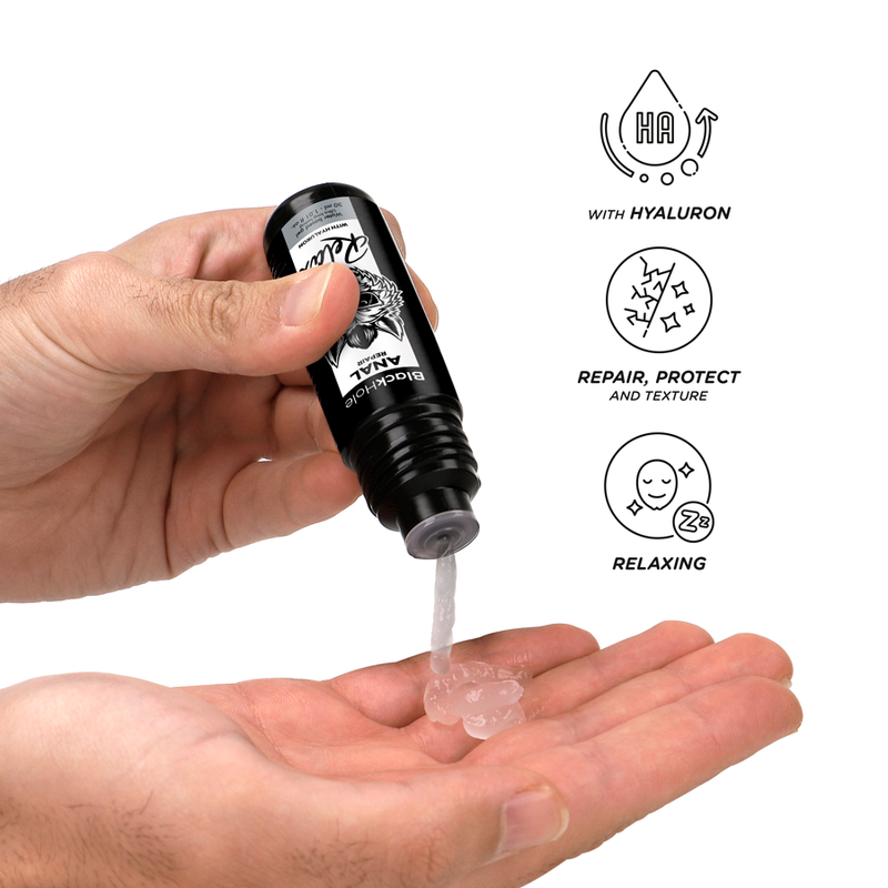 BLACK HOLE - RIPARAZIONE ANALE RELAX A BASE D'ACQUA CON IALURON 30 ML