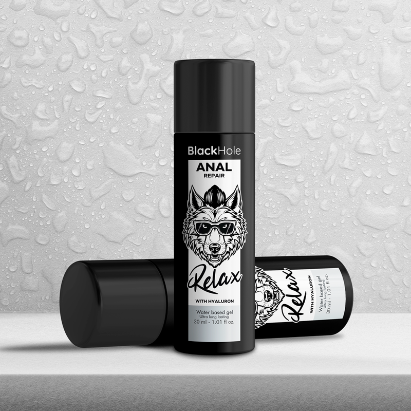 BLACK HOLE - RIPARAZIONE ANALE RELAX A BASE D'ACQUA CON IALURON 30 ML