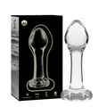 NEBULA SERIES BY IBIZA - ANAL PLUG MODELLO 2 VETRO BOROSILICATO TRASPARENTE 11 CM -O- 3,5 CM