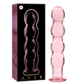 NEBULA SERIES BY IBIZA - MODELO 10 DILDO DE VIDRIO BOROSILICATO ROSA 16.5 CM -O- 3.5 CM