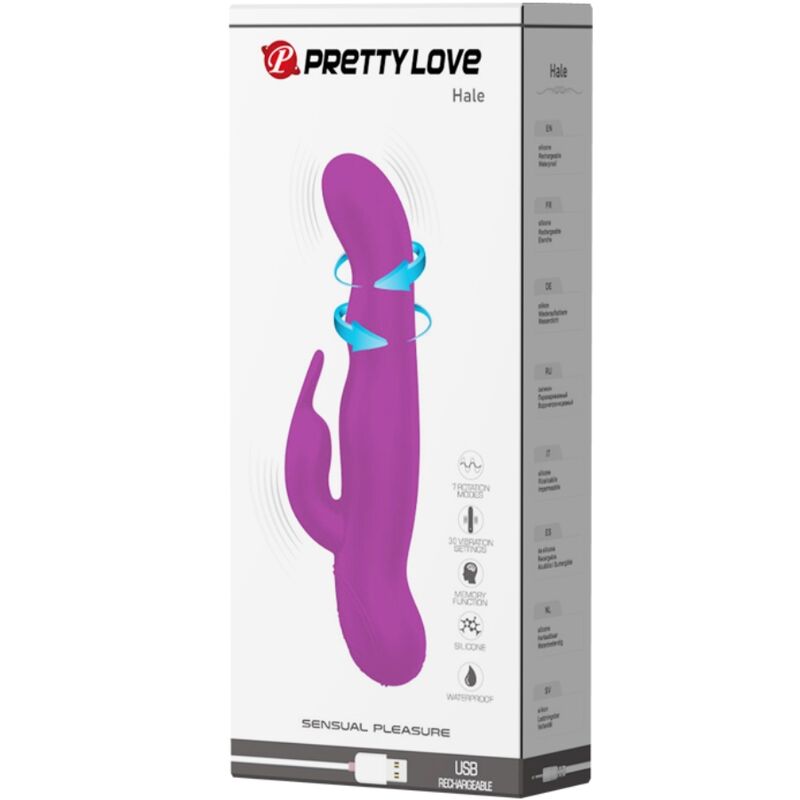 PRETTY LOVE - ROTATEUR LILAS HALE DE HAUTE QUALITÉ