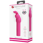 PRETTY LOVE - GERARDO FUCHSIA SILICONE RABBIT VIBRATOR