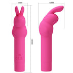 PRETTY LOVE - GERARDO FUCHSIA SILICONE RABBIT VIBRATOR