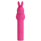 PRETTY LOVE - GERARDO FUCHSIA SILICONE RABBIT VIBRATOR