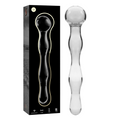 NEBULA SERIES BY IBIZA - MODEL 13 BOROSILICATE GLASS DILDO 18 CM -O- 3.5 CM