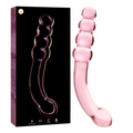 NEBULA SERIES BY IBIZA - MODELLO 14 DILDO IN VETRO BOROSILICATO ROSA 18,5 CM -O- 3 CM