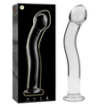 NEBULA SERIES BY IBIZA - MODELLO 18 GODO IN VETRO BOROSILICATO TRASPARENTE 18,5 CM -Ø- 3,5 CM