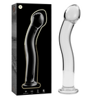 NEBULA SERIES BY IBIZA - MODELLO 18 GODO IN VETRO BOROSILICATO TRASPARENTE 18,5 CM -Ø- 3,5 CM