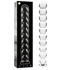 NEBULA SERIES BY IBIZA - MODELO 22 DILATADOR DE VIDRIO BOROSILICATO CLARO 21.5 CM -O- 2.5 CM