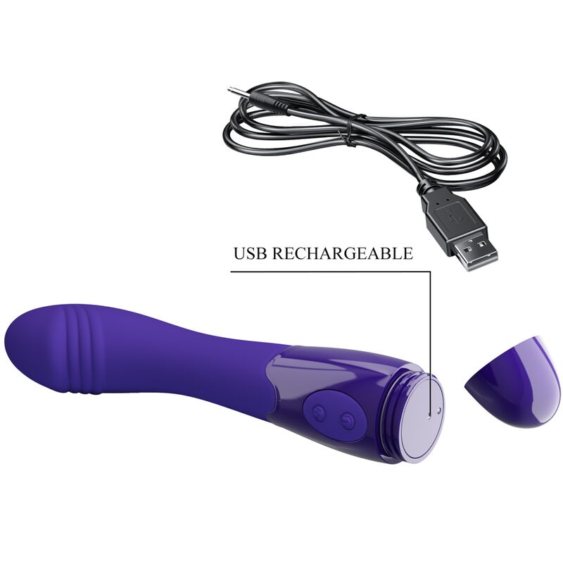 PRETTY LOVE - DILDO VIBRANTE VIOLA ELEMENTAL YOUTH