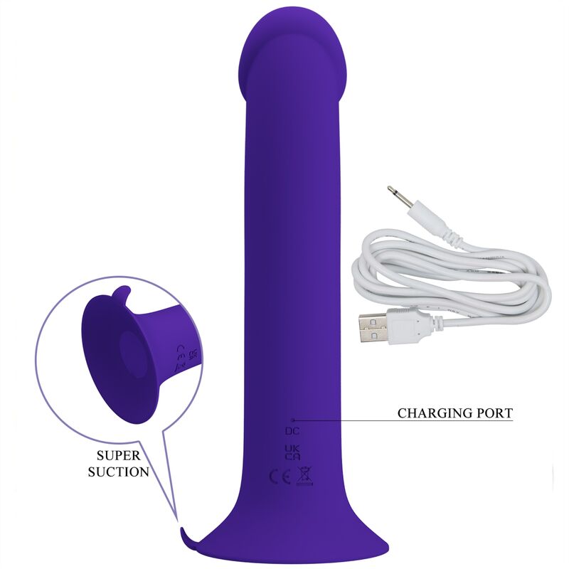 PRETTY LOVE - VIBRATORE DILDO MURRAY YOUTH E VIOLET RICARICABILE