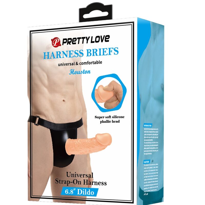 PRETTY LOVE - SLIPS HARNAIS AVEC DILDO INCLUS