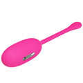 PRETTY LOVE - DOREEN MAGENTA RECHARGEABLE VIBRATING EGG REMOTE CONTROL
