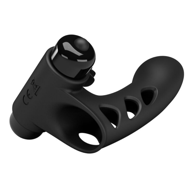 PRETTY LOVE - ORLANDO BLACK VIBRATING FINGER SLEEVE