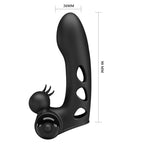 PRETTY LOVE - ORLANDO BLACK VIBRATING FINGER SLEEVE