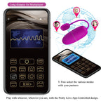 PRETTY LOVE - HUEVO VIBRADOR NYMPH CONTROLADO POR APP VIOLETA