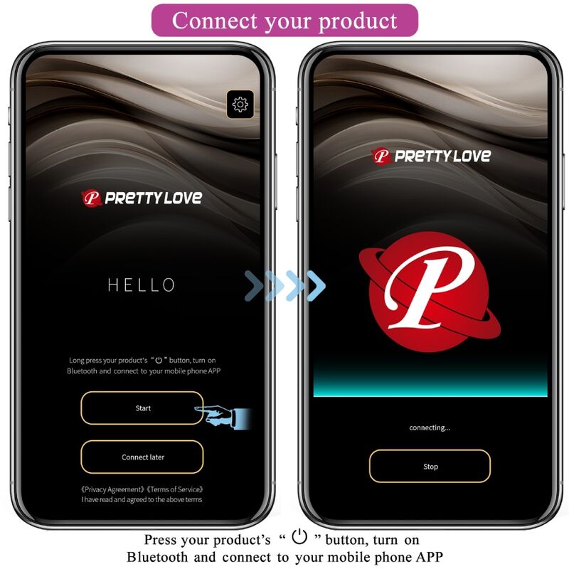 PRETTY LOVE - HUEVO VIBRADOR NYMPH CONTROLADO POR APP VIOLETA