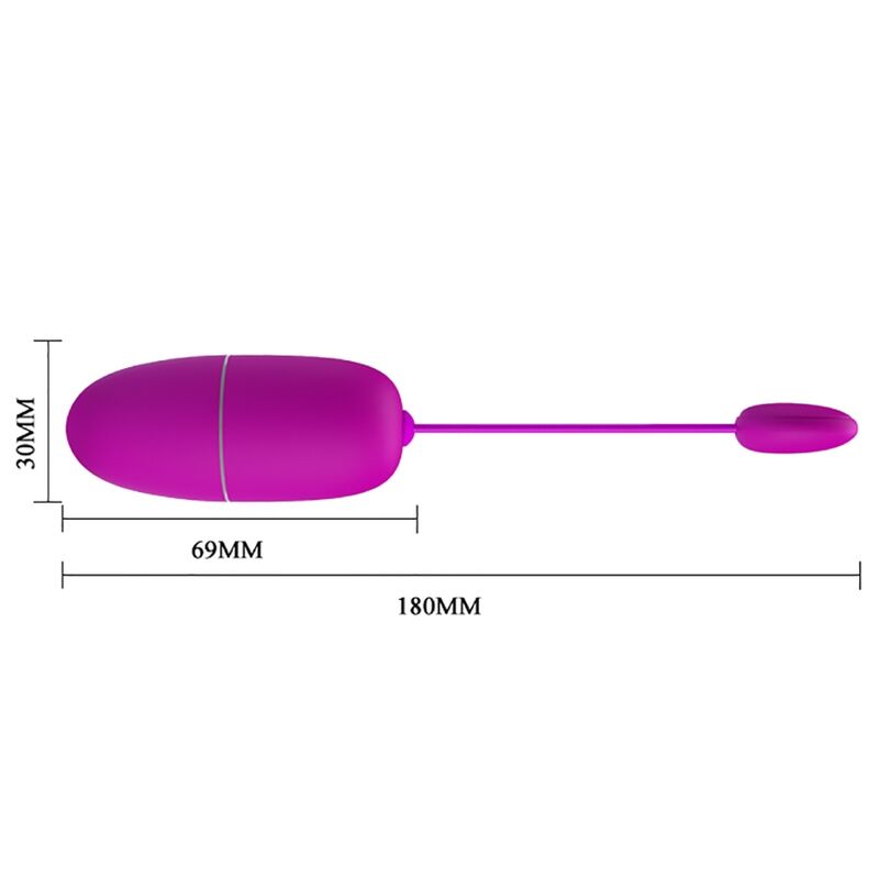 PRETTY LOVE - HUEVO VIBRADOR NYMPH CONTROLADO POR APP VIOLETA