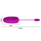 PRETTY LOVE - HUEVO VIBRADOR NYMPH CONTROLADO POR APP VIOLETA