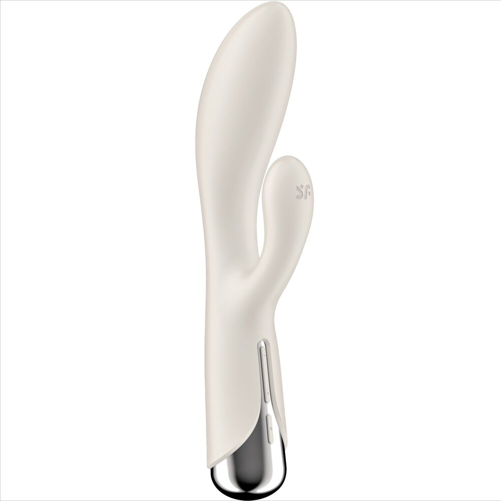SATISFYER - SPINNING RABBIT 1 ESTIMULACIÓN DE CLÍTORIS Y PUNTO G BEIGE