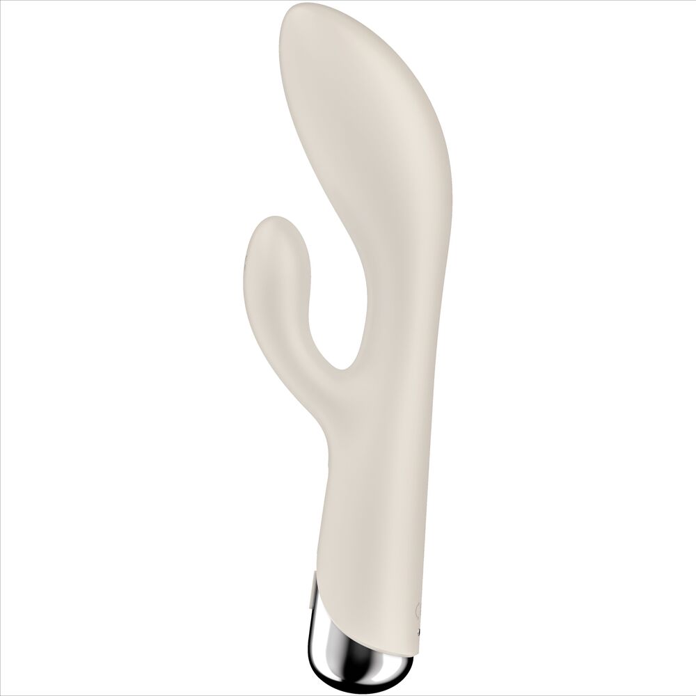 SATISFYER - SPINNING RABBIT 1 ESTIMULACIÓN DE CLÍTORIS Y PUNTO G BEIGE