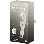 SATISFYER - SPINNING RABBIT 1 ESTIMULACIÓN DE CLÍTORIS Y PUNTO G BEIGE