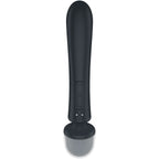 SATISFYER - MASSEUR VIBRATEUR LAPIN TRIPLE LOVER GRIS