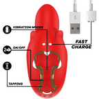 MIA - SELENA VIBRATING STIMULATOR + TAPPING RED