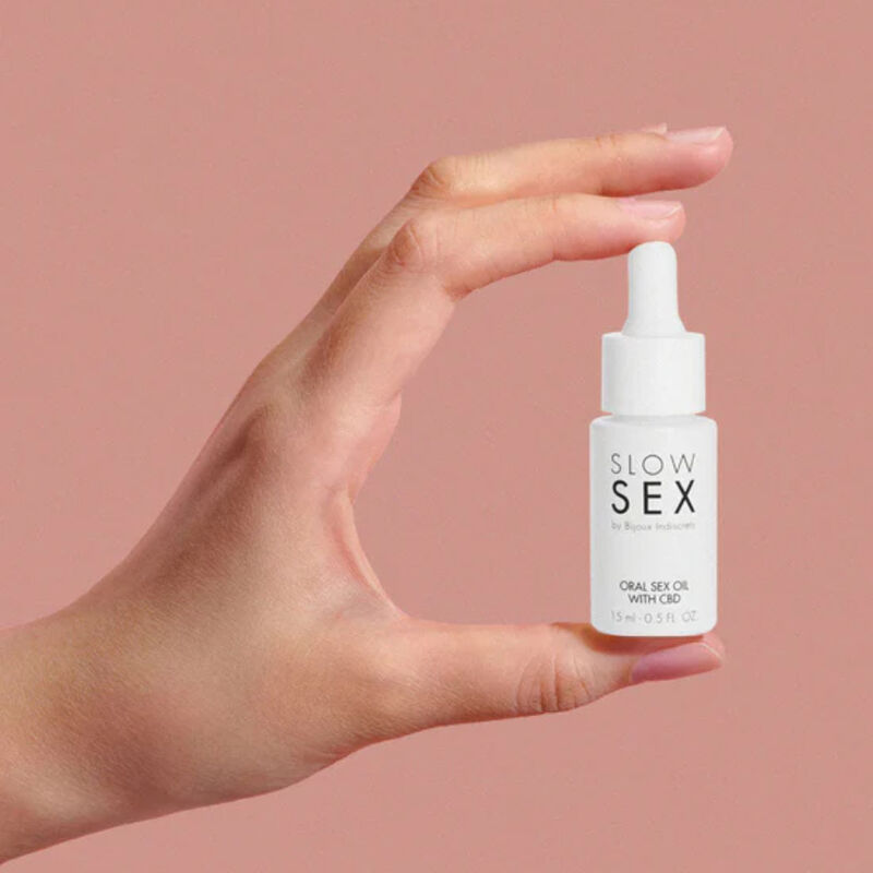 BIJOUX - SLOW SEX OLIO PER SESSO ORALE AL CBD 15 ML