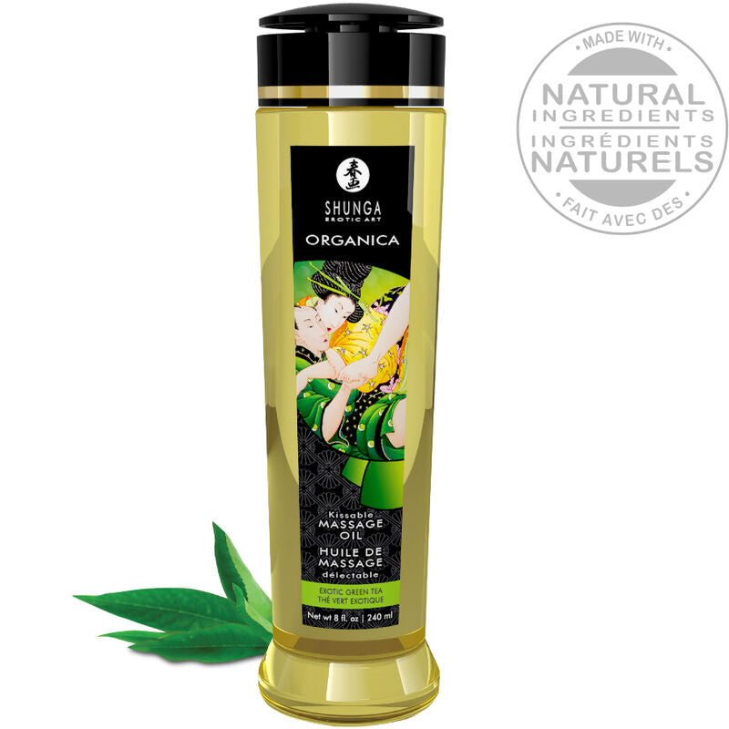 SHUNGA - OLIO DA MASSAGGIO BIO TÈ VERDE 240 ML