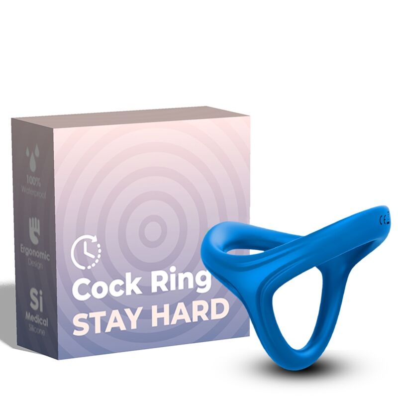ARMONY - BLUE TREASURE DOUBLE SILICONE RING