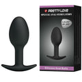 PRETTY LOVE - SILICONE ANAL PLUG 6.5 CM BLACK