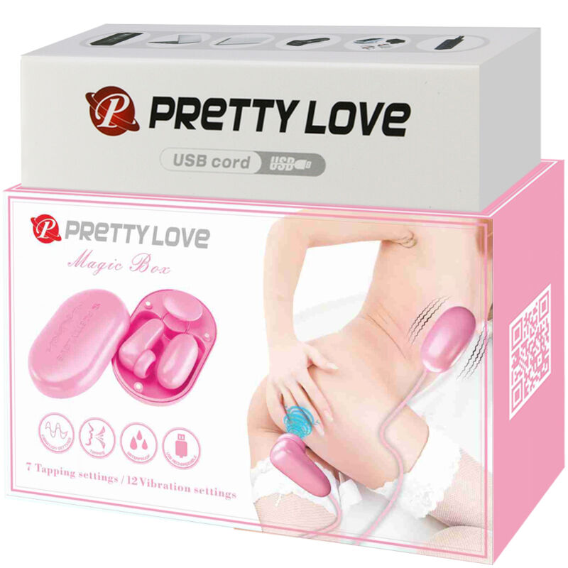PRETTY LOVE - MAGIC BOX PALLINA VIBRANTE E STIMOLATORE ROSA