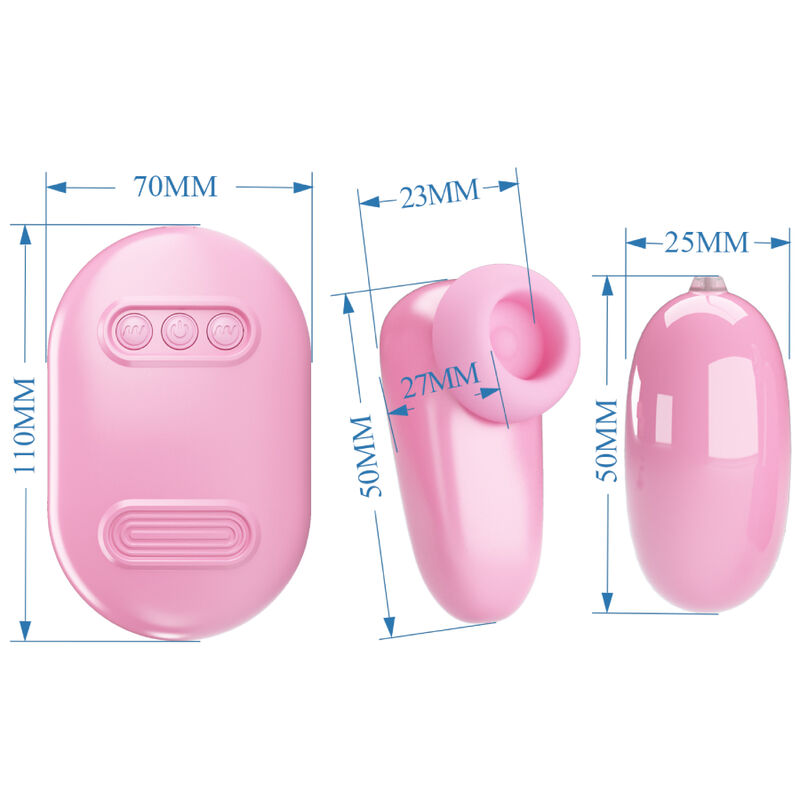 PRETTY LOVE - MAGIC BOX PALLINA VIBRANTE E STIMOLATORE ROSA