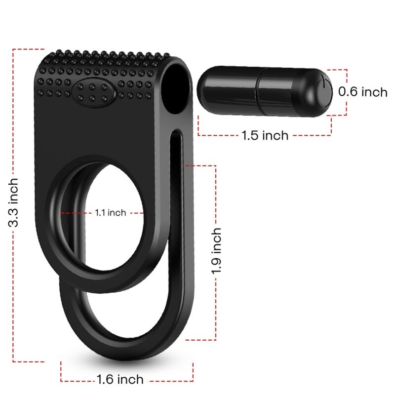 ARMONY - TWINS DOPPIO VIBRATORE PER COPPIE NERO