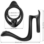 ARMONY - GUAINA DOPPIO ANELLO ANALE NERA