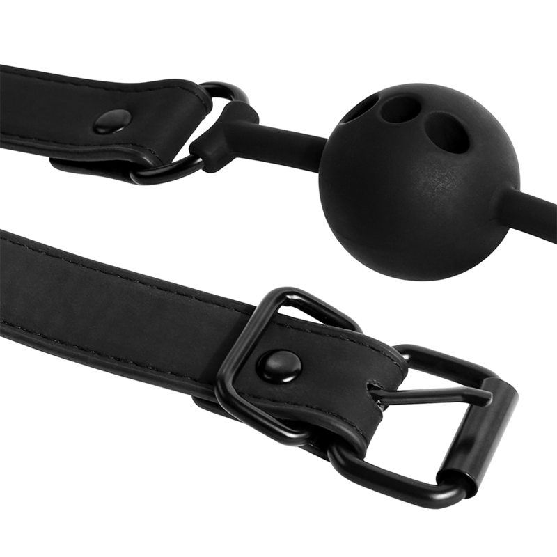FETISH SUBMISSIVE BONDAGE - GAG A SFERA IN SILICONE TRASPIRANTE