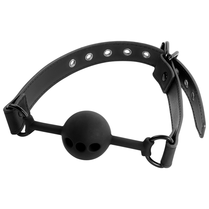 FETISH SUBMISSIVE BONDAGE - GAG A SFERA IN SILICONE TRASPIRANTE