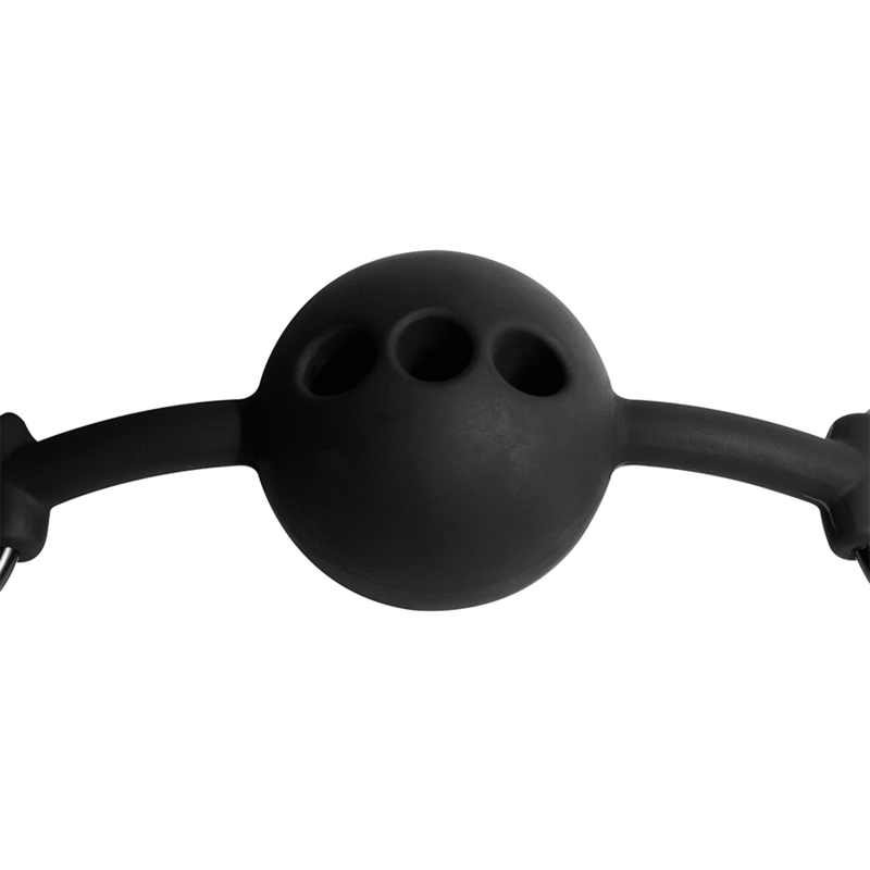 FETISH SUBMISSIVE BONDAGE - GAG A SFERA IN SILICONE TRASPIRANTE